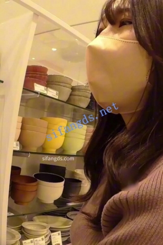 【日产精选】017商场CD开衩牛仔裙店员蕾丝花纹丁字裤