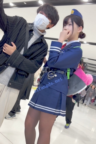 trump1257【KFC】超可爱微胖水手服学生妹·黑色丝袜蓝色内内超清CD