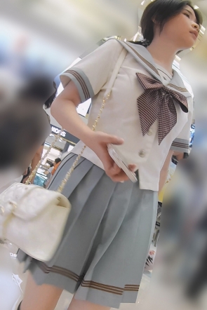  『D·D』-244-连抄两个天蓝色JK学生妹，都是白内